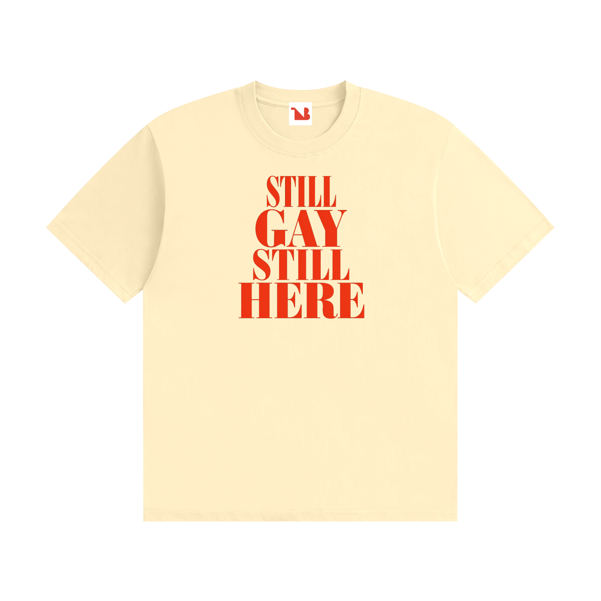 Unisex Seamless 100% Cotton Tee | STILL GAY STILL HERE