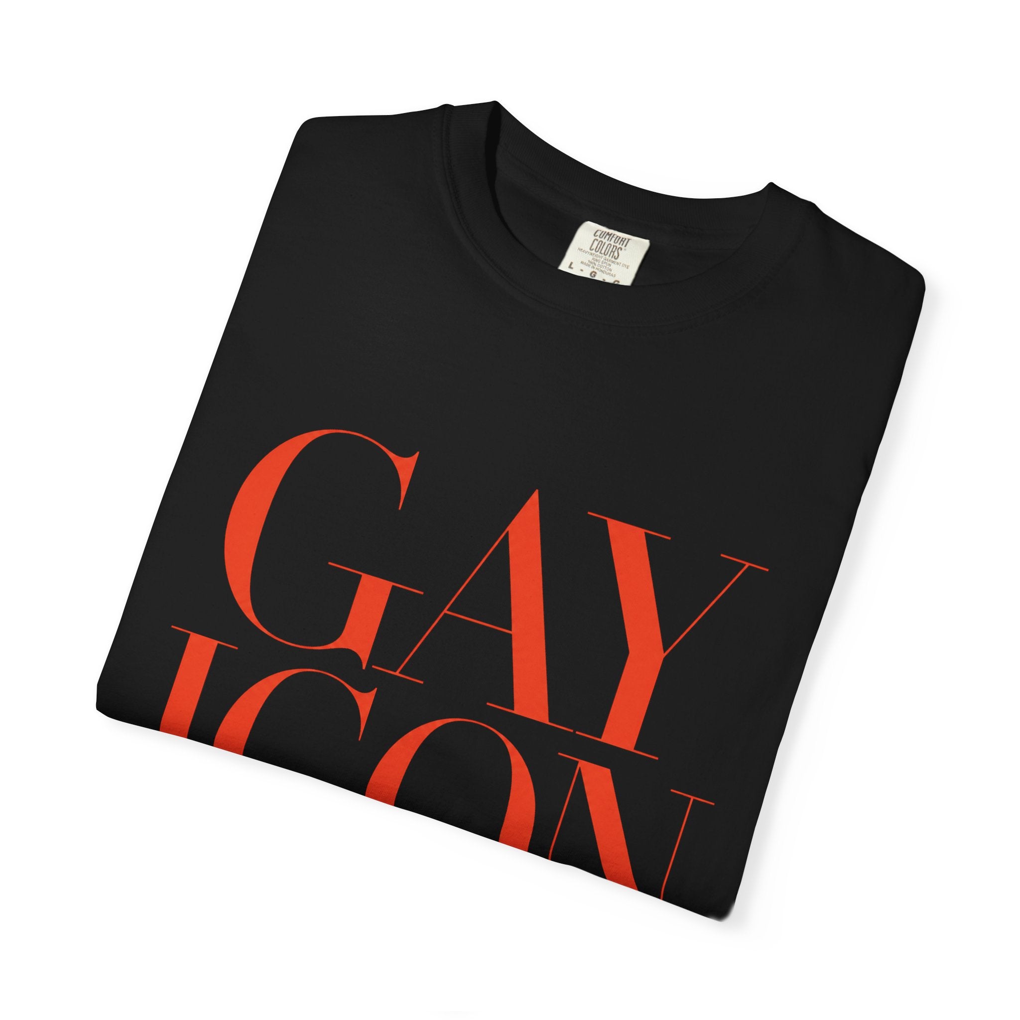 Crewneck Relaxed Fit Tee Shirt | GAY ICON | GAY ICON COLLECTION