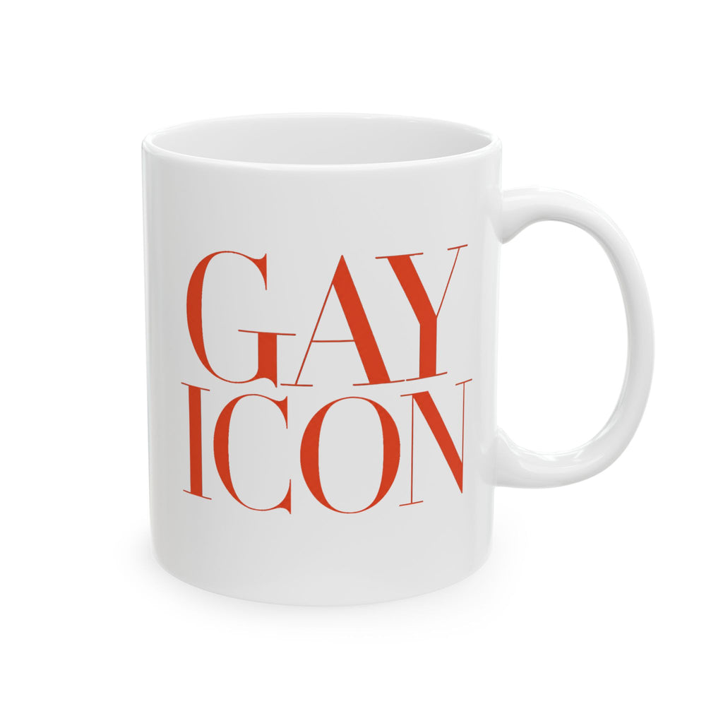 GAY ICON Ceramic Mug — LGBTQ+ Theatre Gift | Theatre Noir Blanc