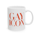 GAY ICON Ceramic Mug — LGBTQ+ Theatre Gift | Theatre Noir Blanc