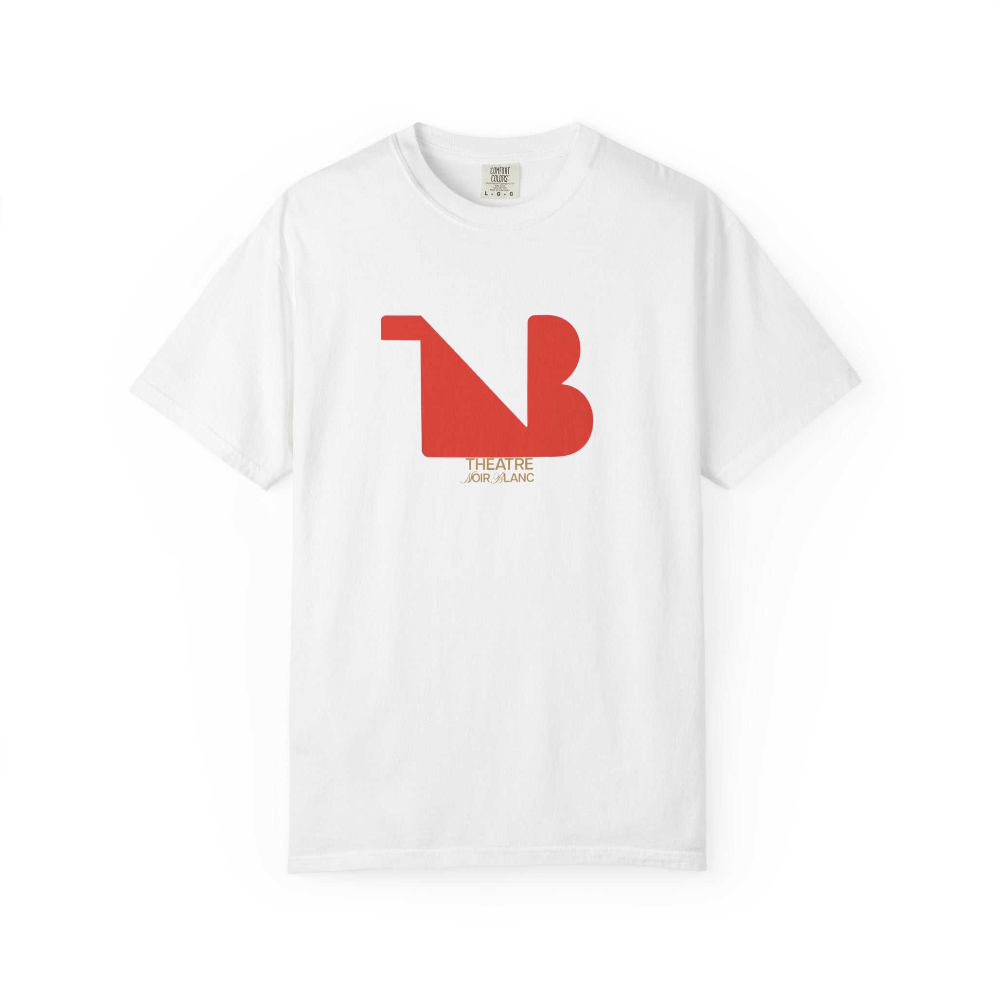 Crewneck Relaxed Fit Tee Shirts | THEATRE NOIR BLANC | Reg Logo