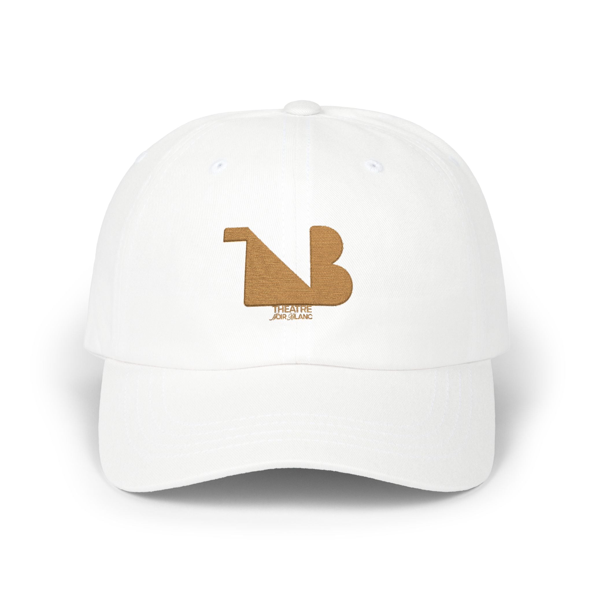 Theatre Noir Blanc Embroidered Baseball Cap — Gold Logo | Limited Edition