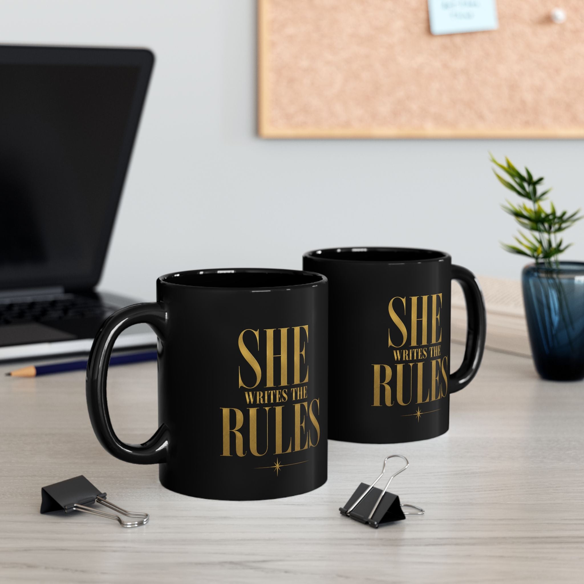 SHE WRITE THE RULES Ceramic Mug