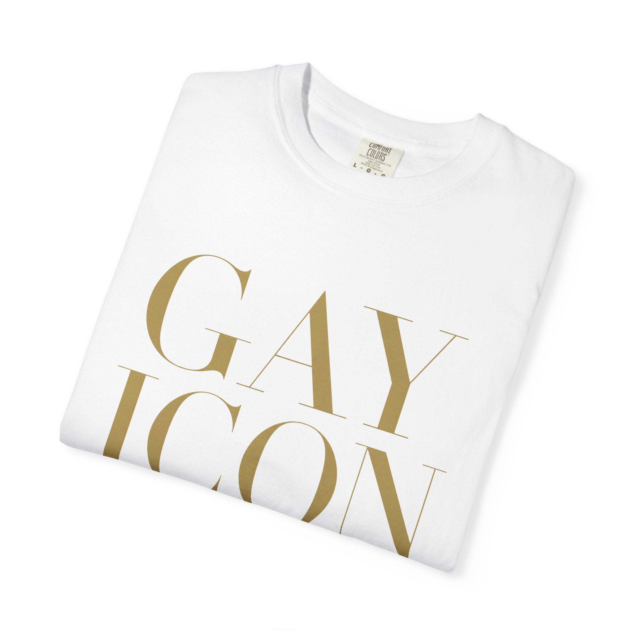 Crewneck Relaxed Fit Tee Shirt | GAY ICON | GAY ICON COLLECTION