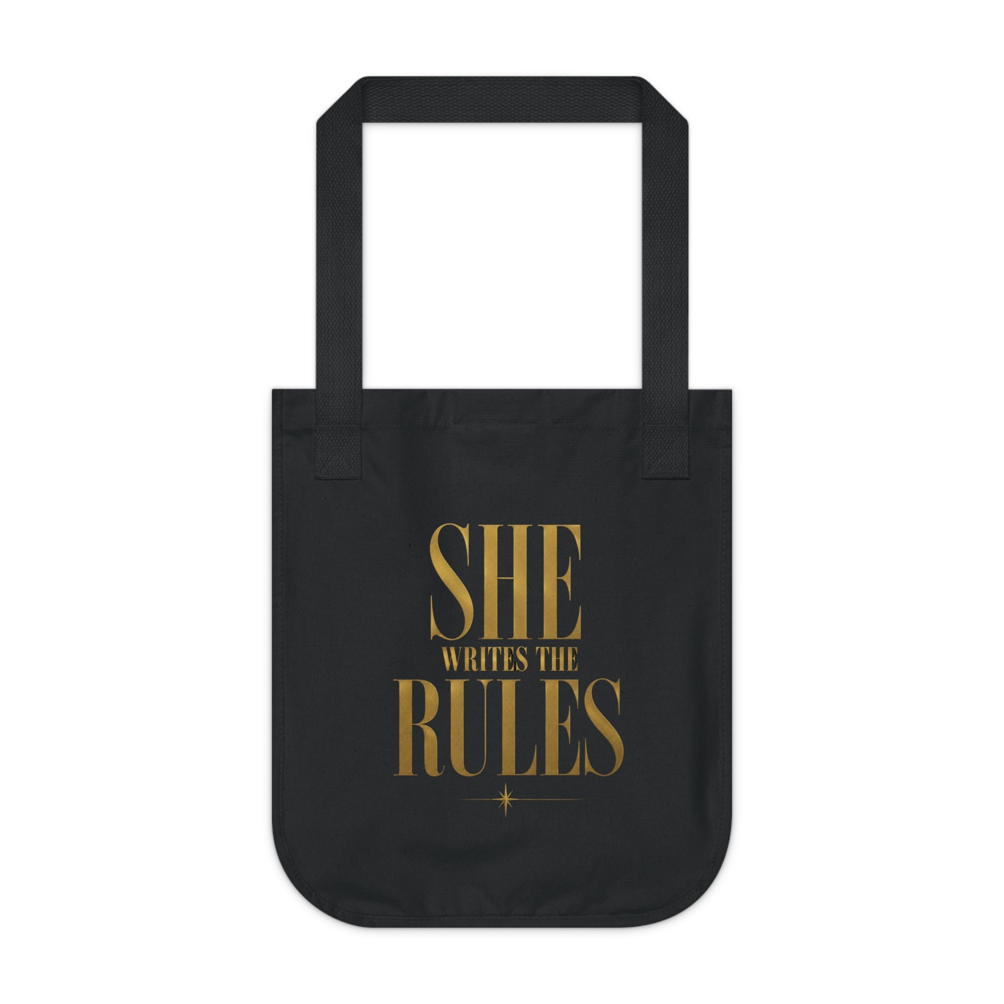 Organic Canvas Tote Bag | SHE WRITES THE RULES | CONVERSATION COLLECTION