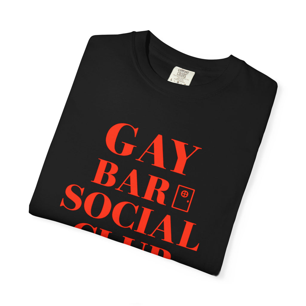 Crewneck Relaxed Fit Tee — GAY BAR SOCIAL CLUB | Conversation Collection