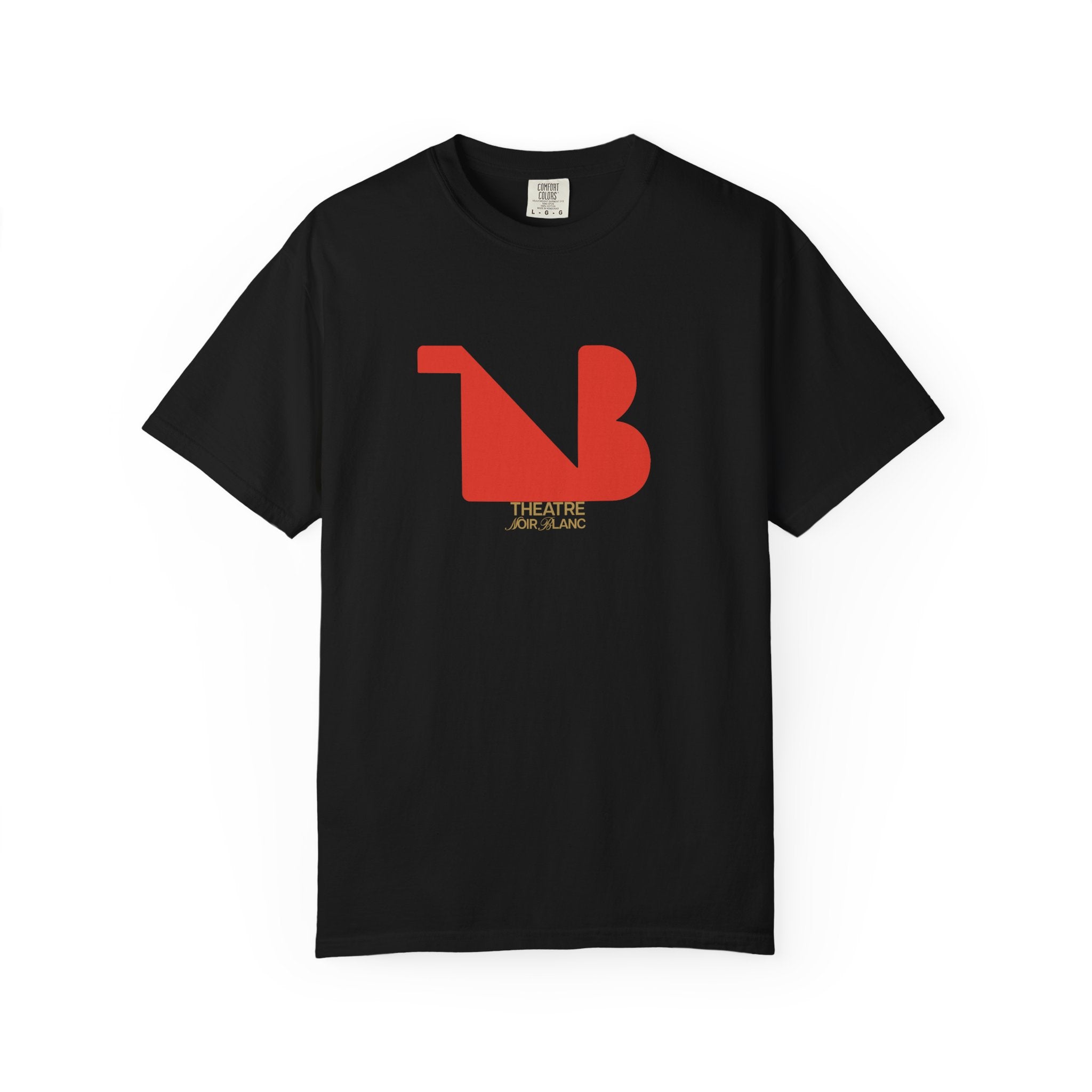 Crewneck Relaxed Fit Tee Shirts | THEATRE NOIR BLANC | Reg Logo