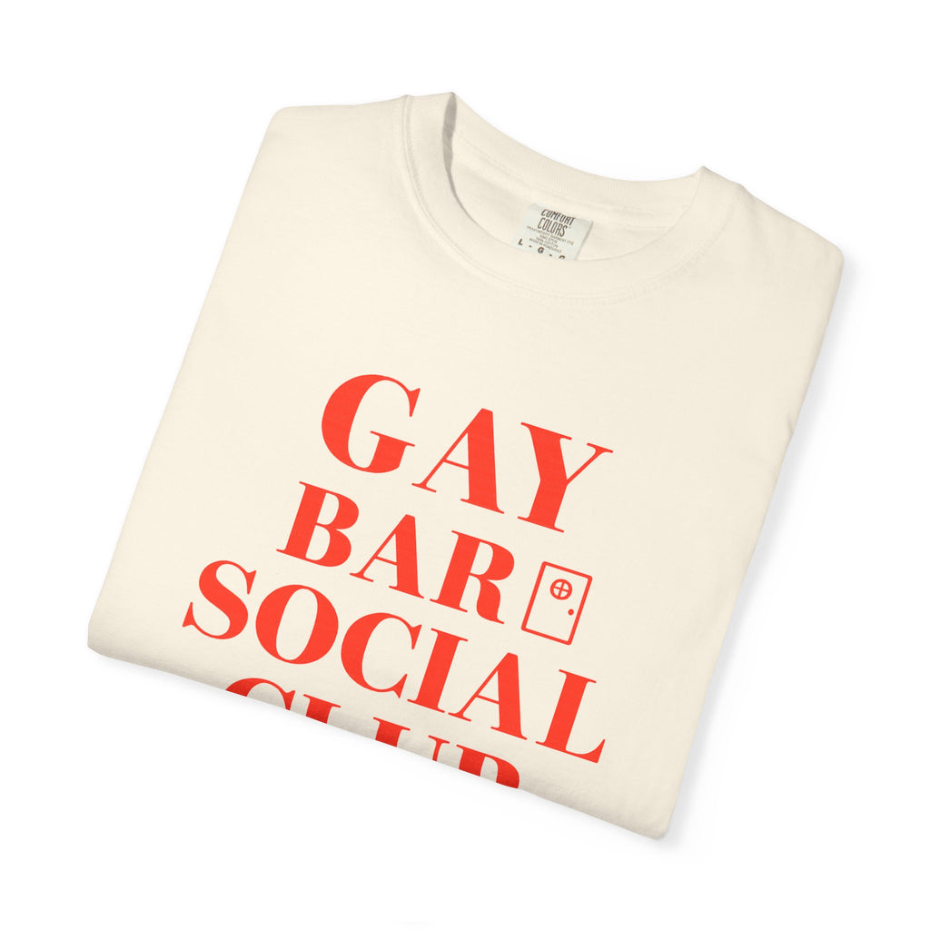 Crewneck Relaxed Fit Tee — GAY BAR SOCIAL CLUB | Conversation Collection