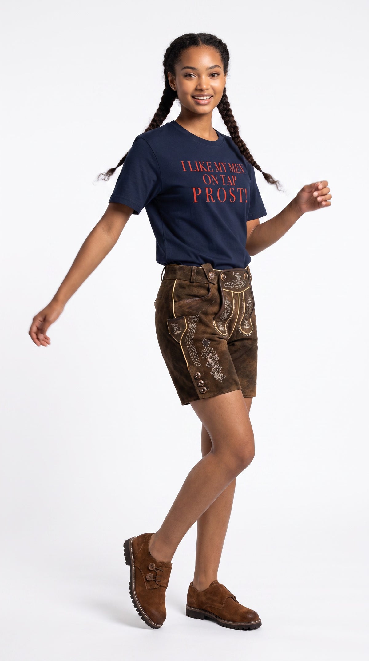 Unisex Seamless 100% Cotton Tee | I LIKE MY MEN ON TAP PROST!