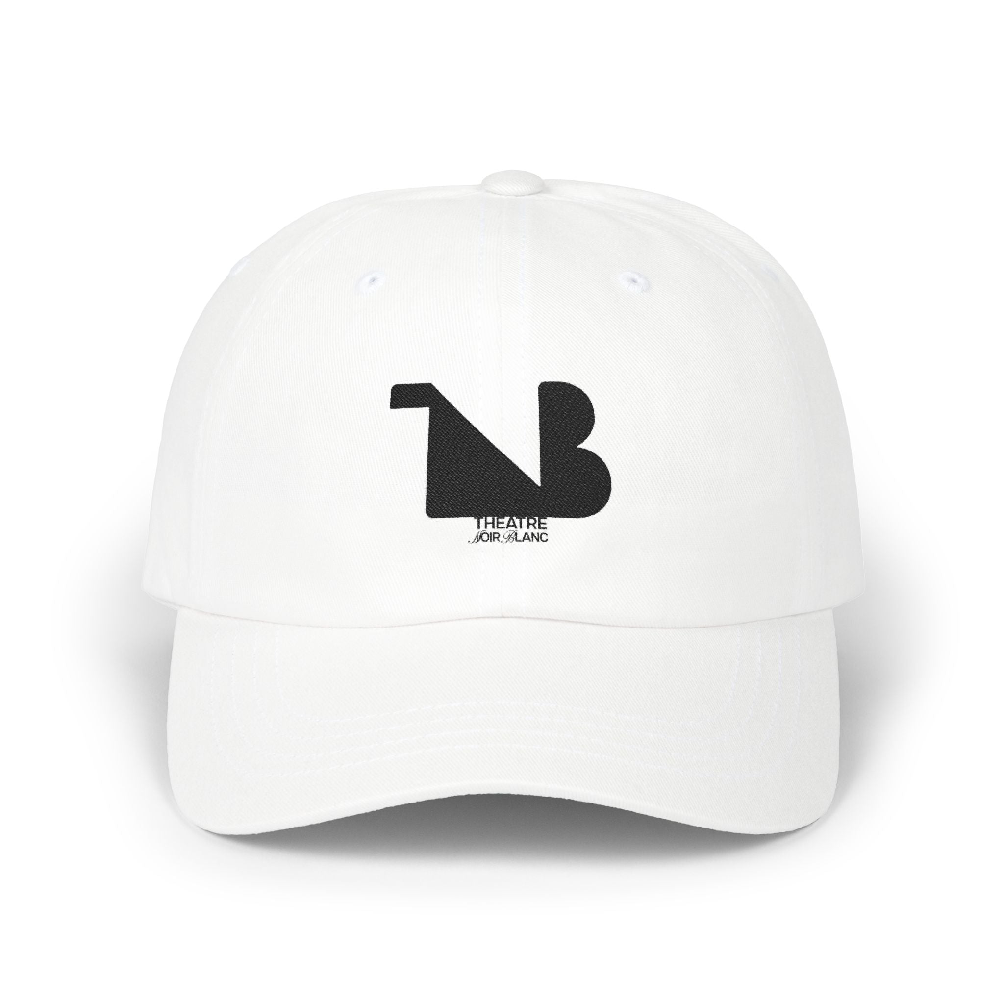 THEATRE NOIR BLANC Embroidered Signature Baseball Cap