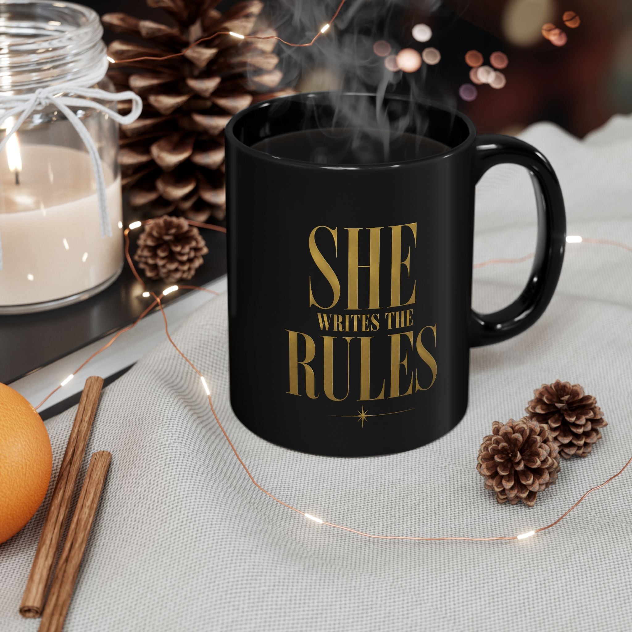 SHE WRITE THE RULES Ceramic Mug