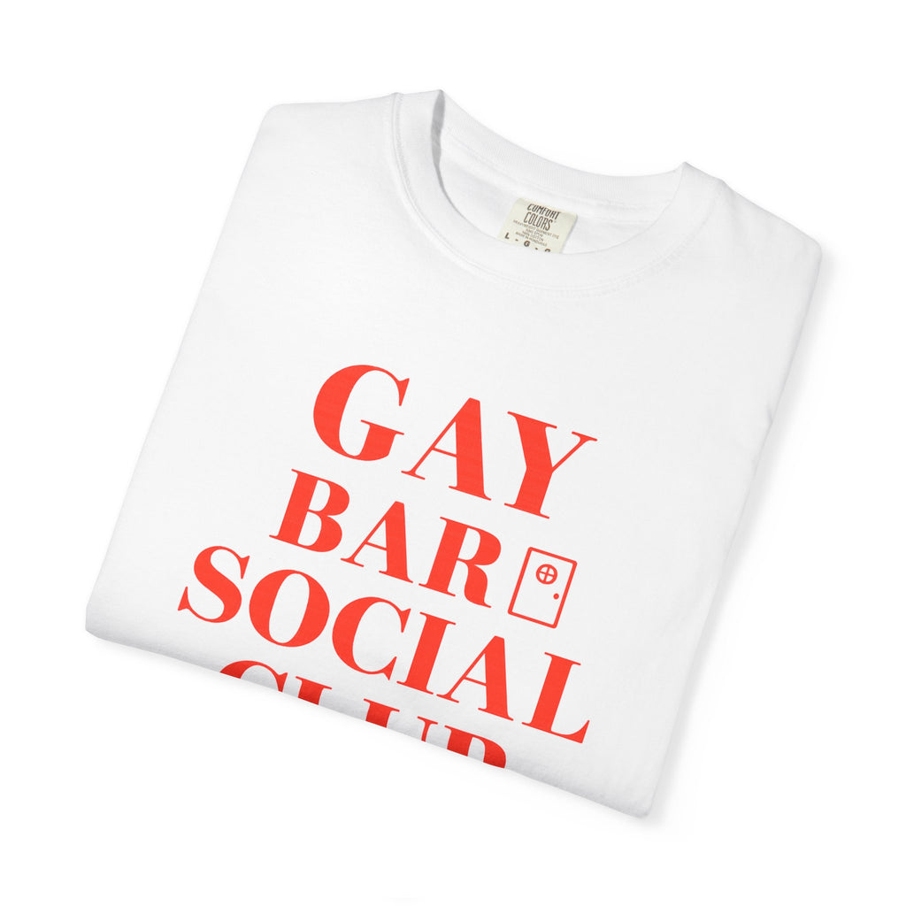 Crewneck Relaxed Fit Tee — GAY BAR SOCIAL CLUB | Conversation Collection