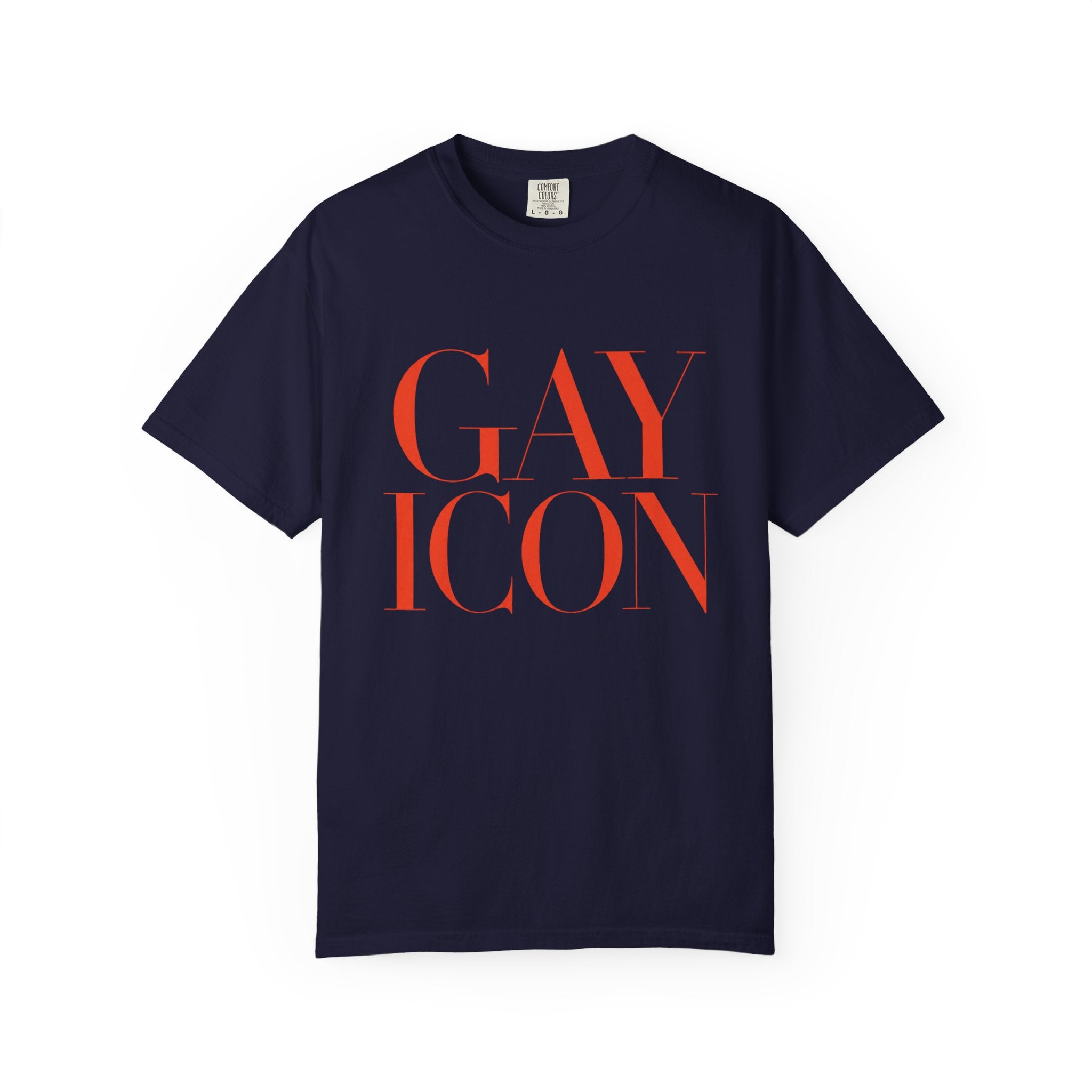 Crewneck Relaxed Fit Tee Shirt | GAY ICON | GAY ICON COLLECTION