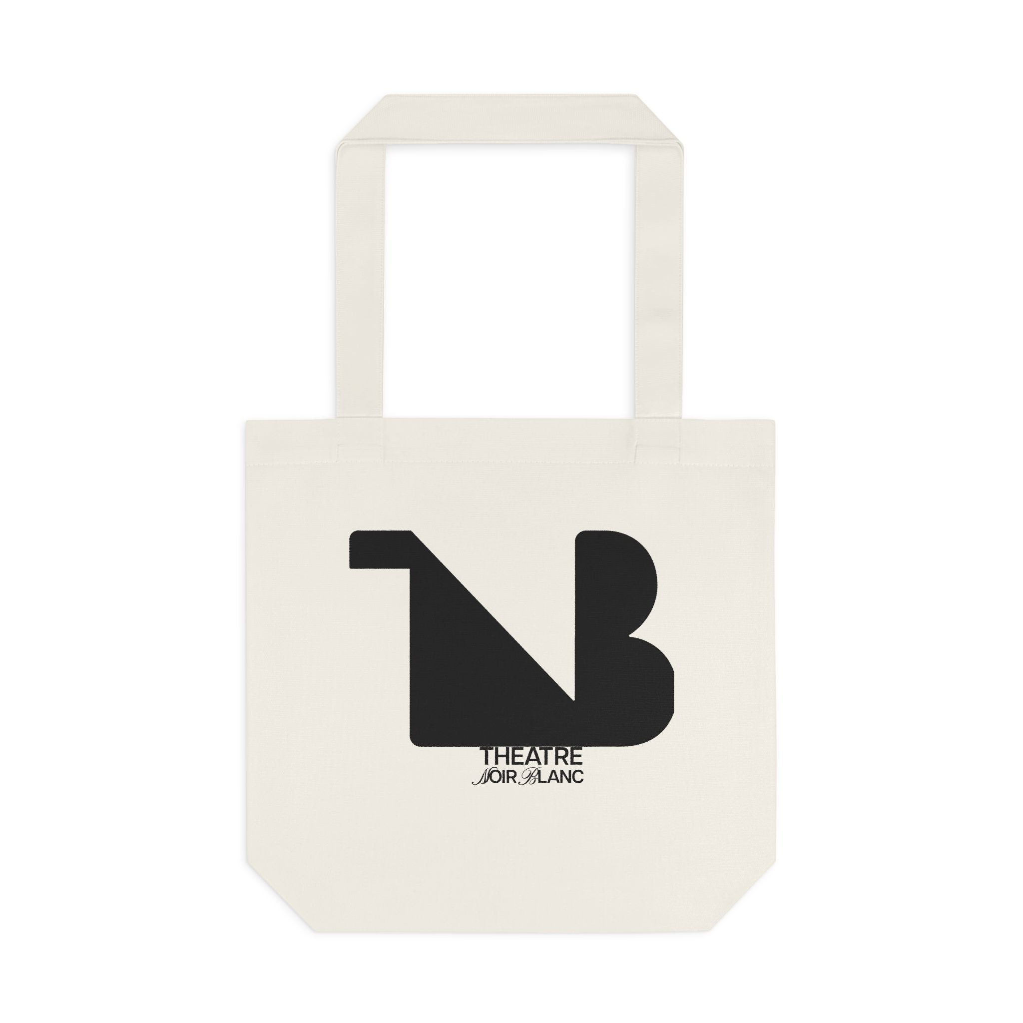 Noir Aesthetic Canvas Tote Bag — THEATRE NOIR BLANC | Theatre-Inspired Fashion