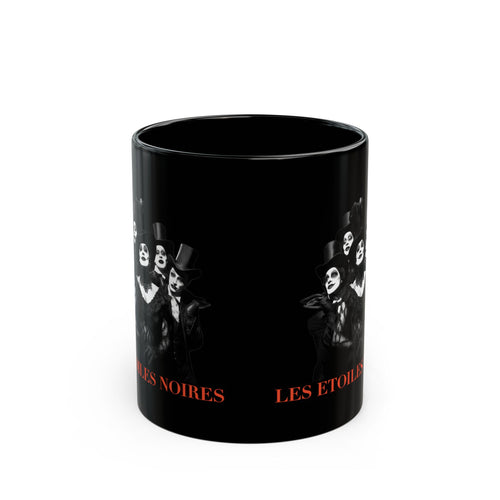 11 oz Ceramic Mug LES ÉTOILES NOIRES Black