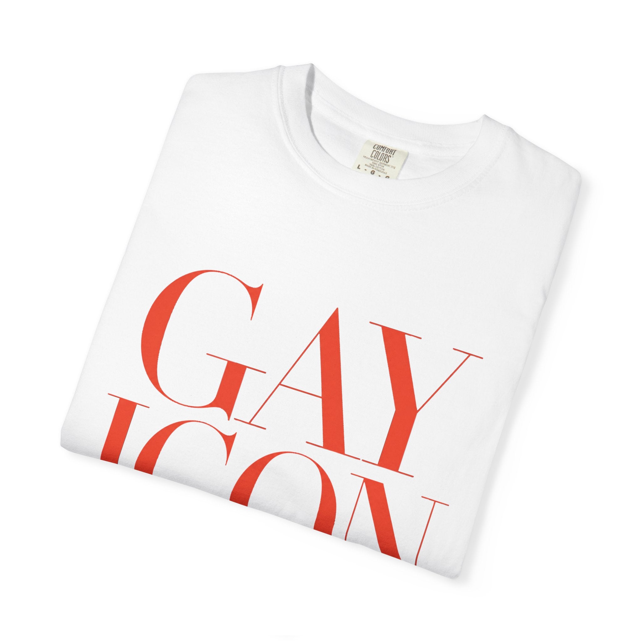 Crewneck Relaxed Fit Tee Shirt | GAY ICON | GAY ICON COLLECTION