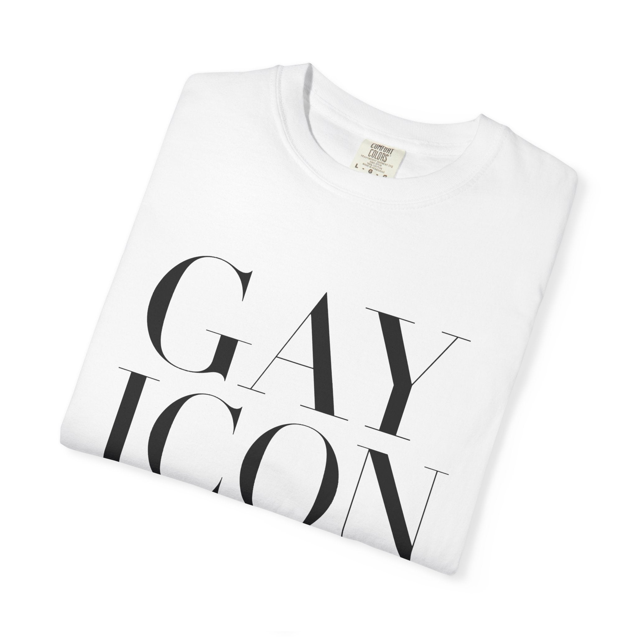 Crewneck Relaxed Fit Tee Shirt | GAY ICON | GAY ICON COLLECTION
