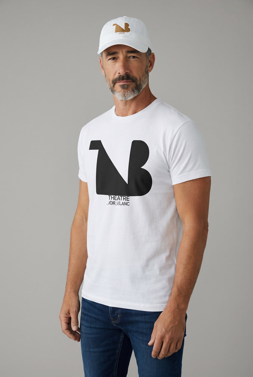 Theatre Noir Blanc Bestickte Baseballkappe – Gold-Logo | Limitierte Auflage