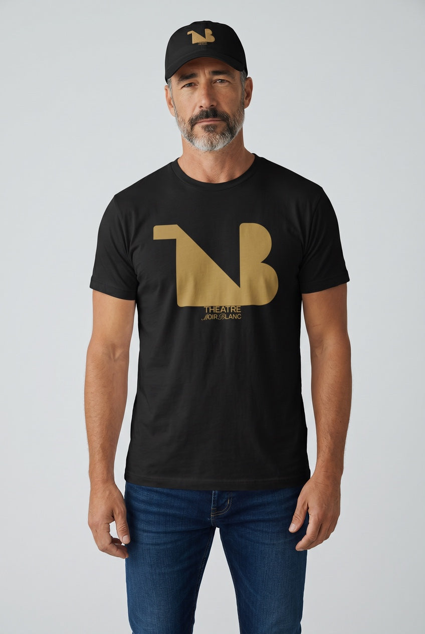 Theatre Noir Blanc Bestickte Baseballkappe – Gold-Logo | Limitierte Auflage