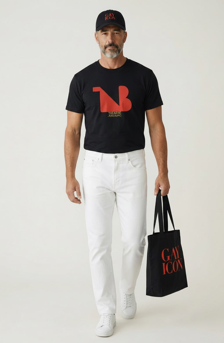LGBTQ+ Embroidered Baseball Cap — GAY ICON | Noir Aesthetic