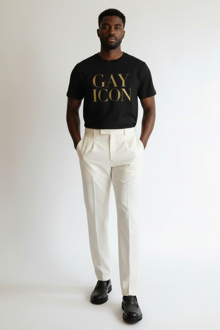 Rundhals-T-Shirt mit lockerer Passform | GAY ICON | GAY ICON COLLECTION