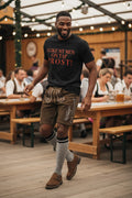 Crewneck Relaxed Fit Tee Shirt |I LIKE MY MEN ON TAP PROST!| CONVERSATION COLLECTION