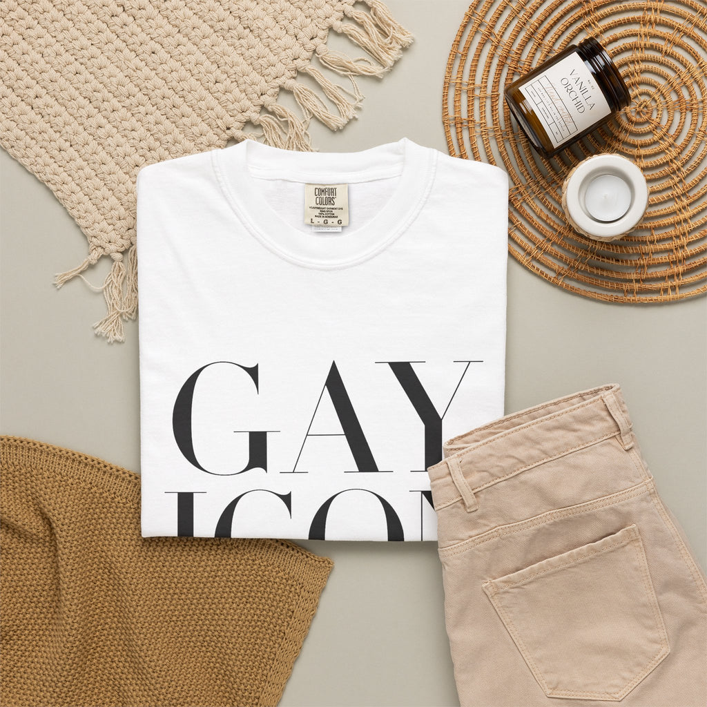 Rundhals-T-Shirt in lockerer Passform | GAY ICON | GAY ICON KOLLEKTION