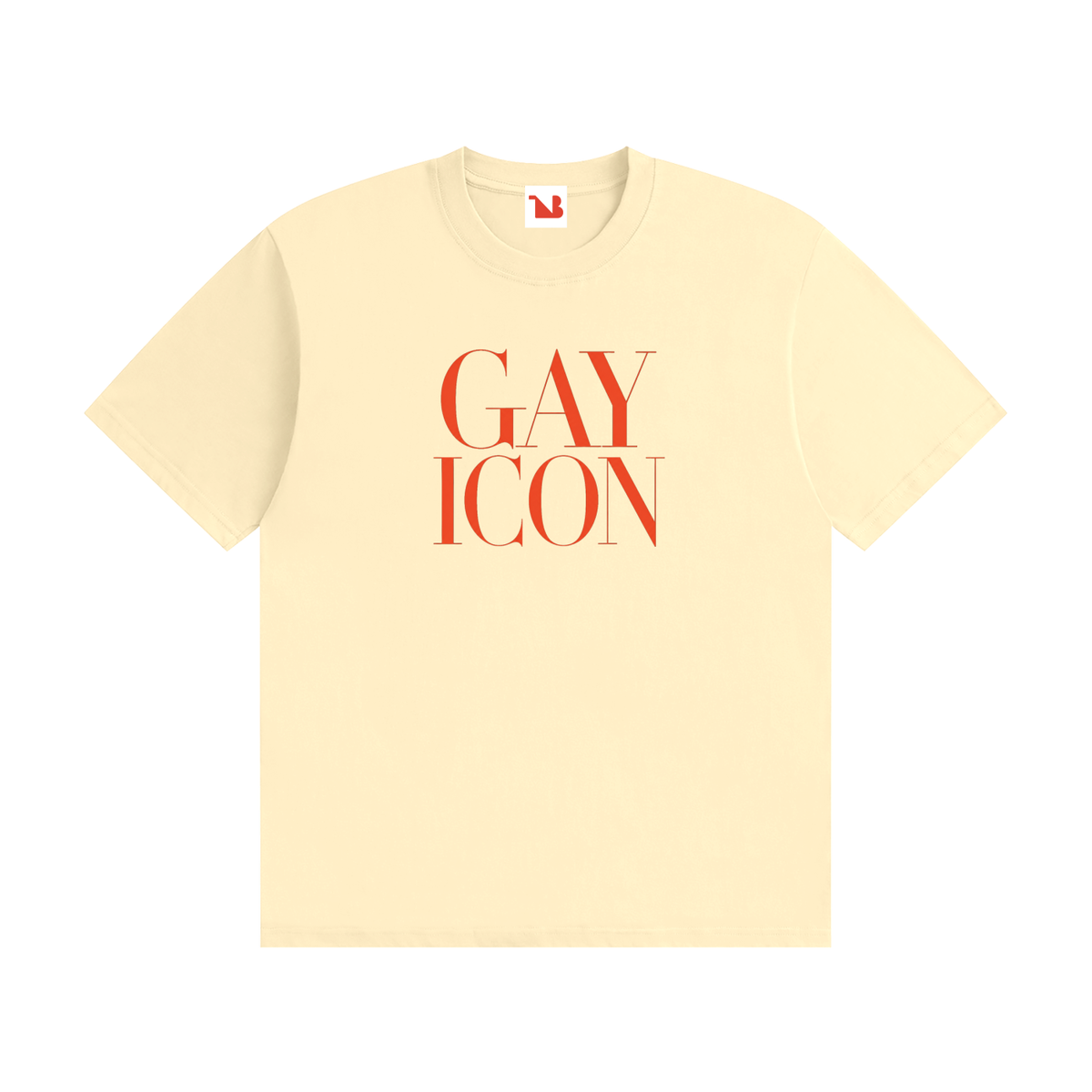 Unisex Seamless 100% Cotton Red Logo