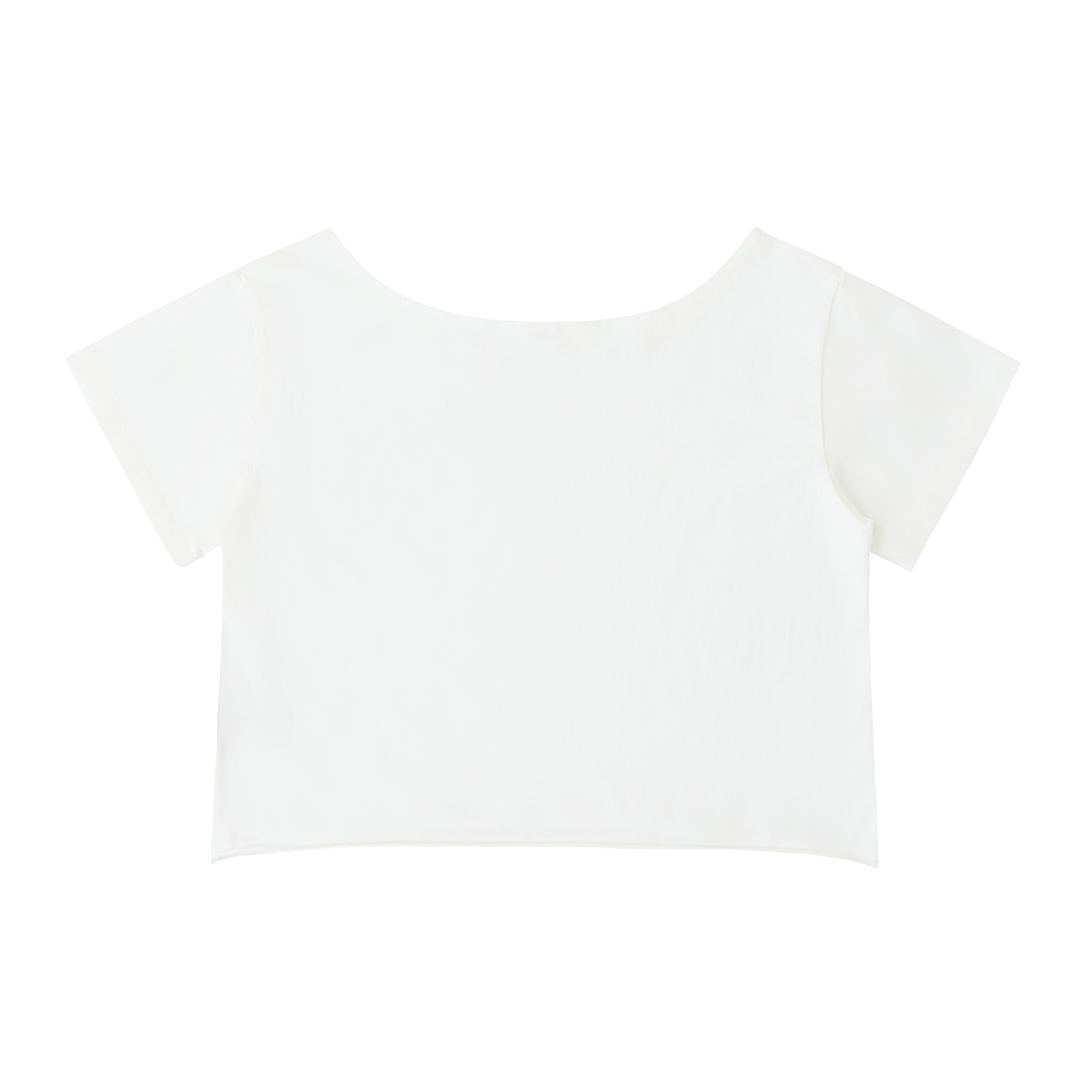 Off-Shoulder Rolled Hem Cotton T-Shirt |GAY ICON| GAY ICON COLLECTION
