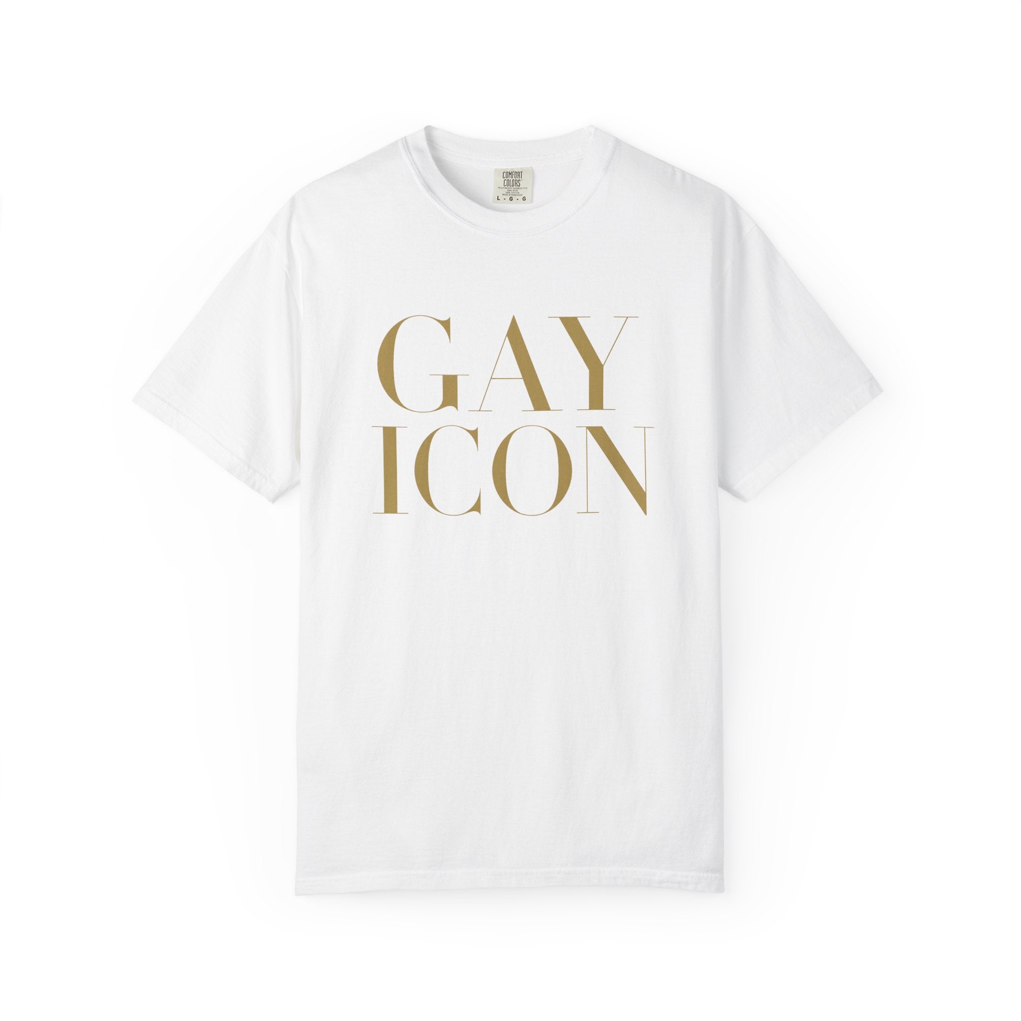 Crewneck Relaxed Fit Tee Shirt | GAY ICON | GAY ICON COLLECTION