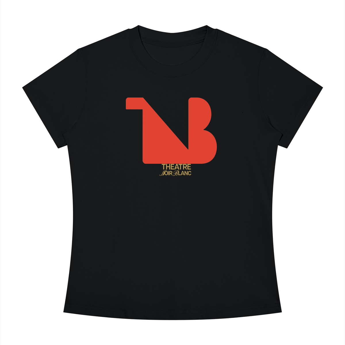 Women's Slim Fit Crewneck Tee Red Logo