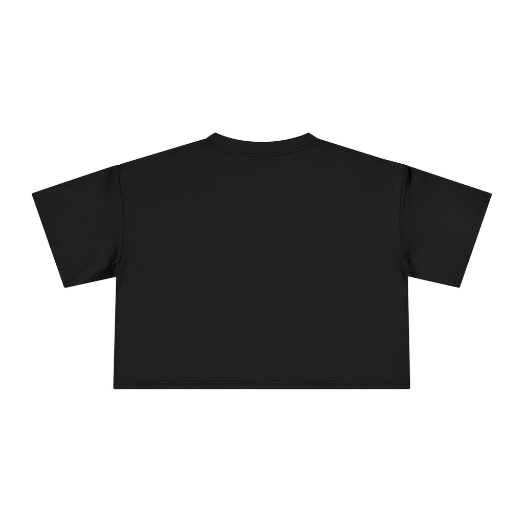 Women's Crewneck Cropped Signature Tee THEATRE NOIR BLANC - Red Logo