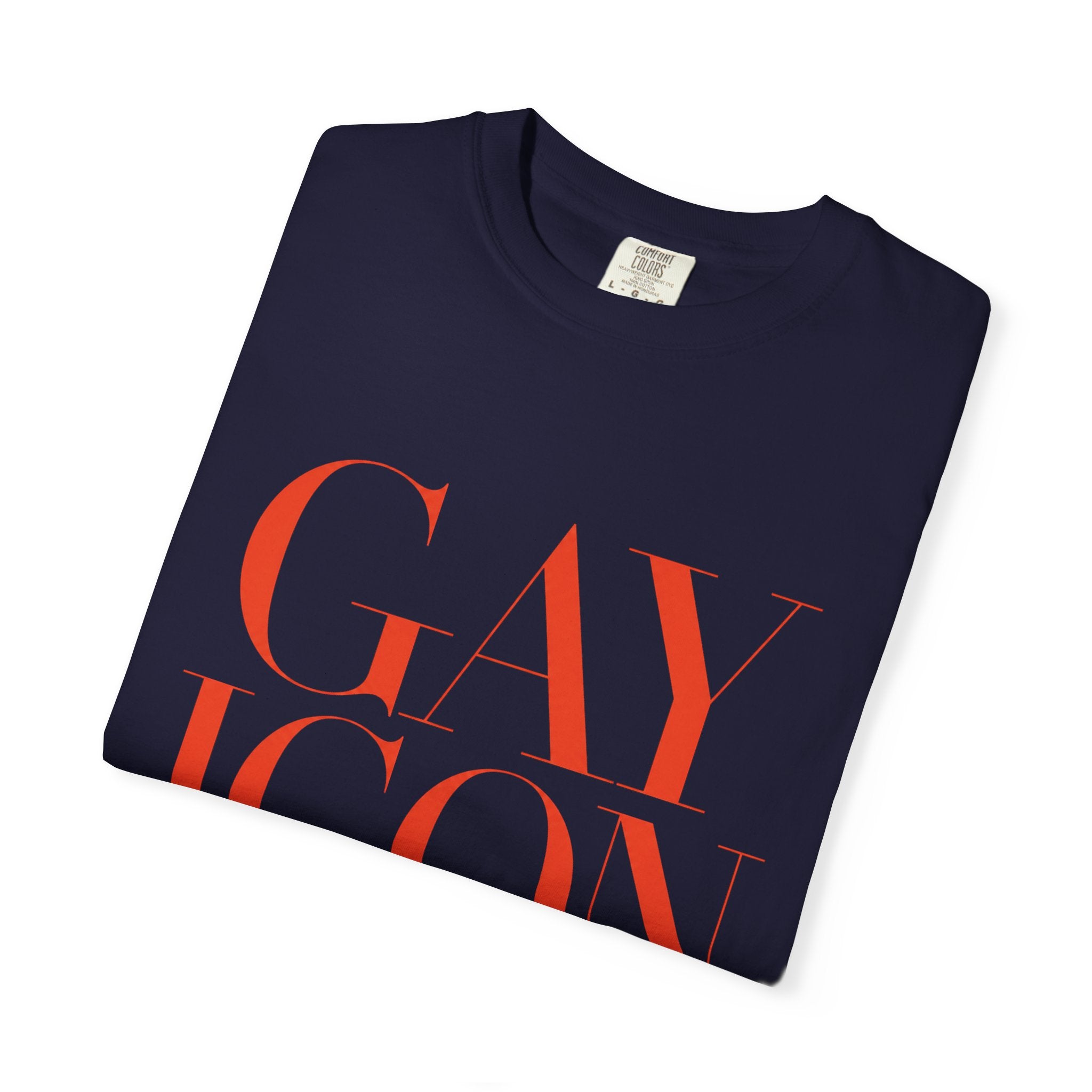 Crewneck Relaxed Fit Tee Shirt | GAY ICON | GAY ICON COLLECTION