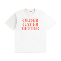 Unisex Seamless 100% Cotton Tee | OLDER GAYER BETTER