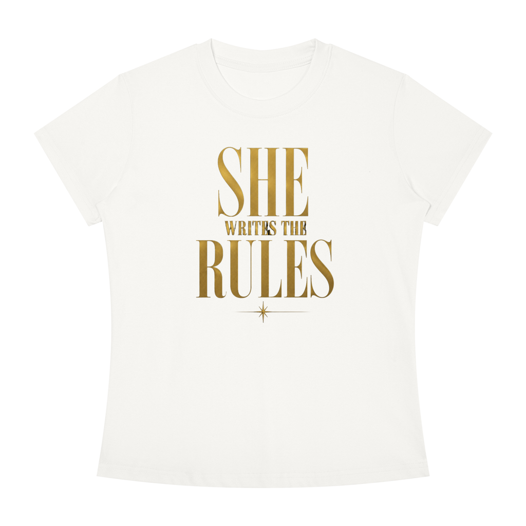 Women's Slim Fit Crewneck T-Shirt | SHE WRITES THE RULES