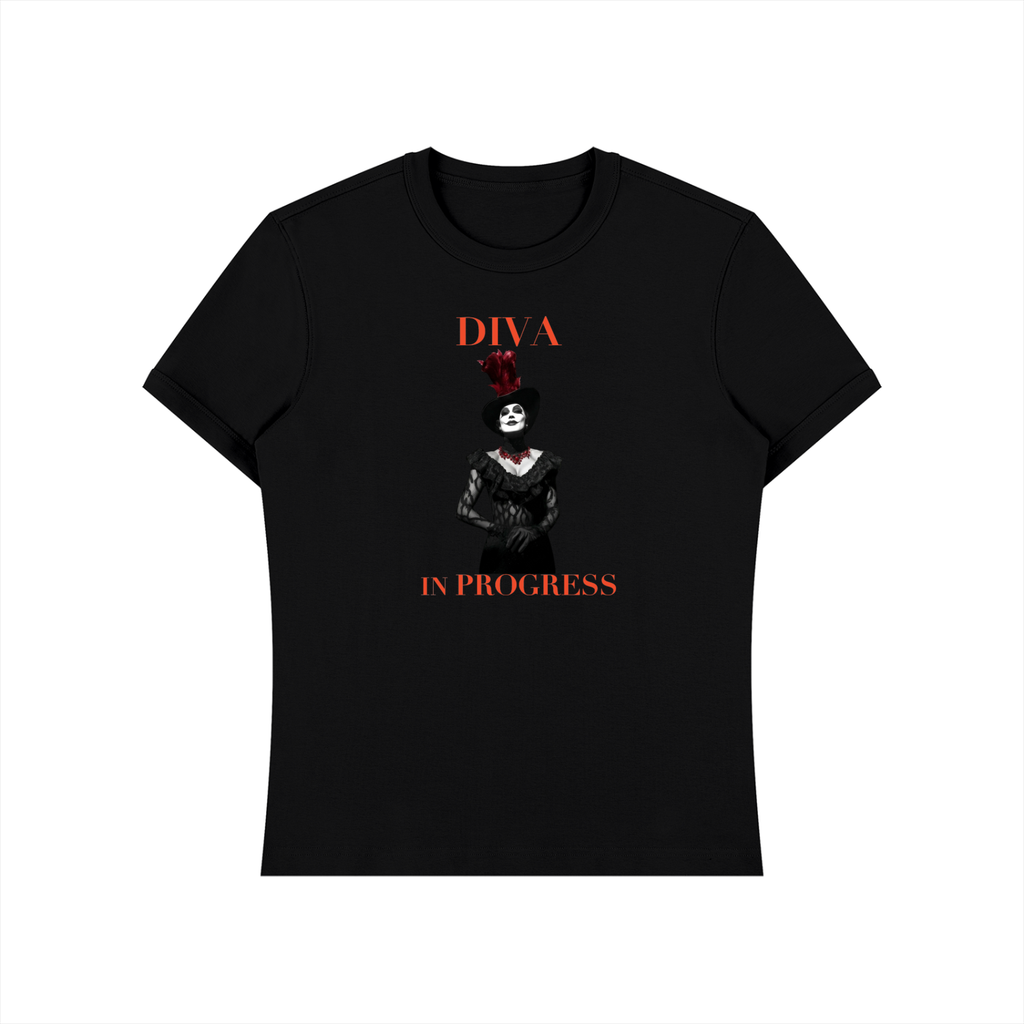 Unisex Slim Fit Heavyweight Tee | DIVA IN PROGRESS