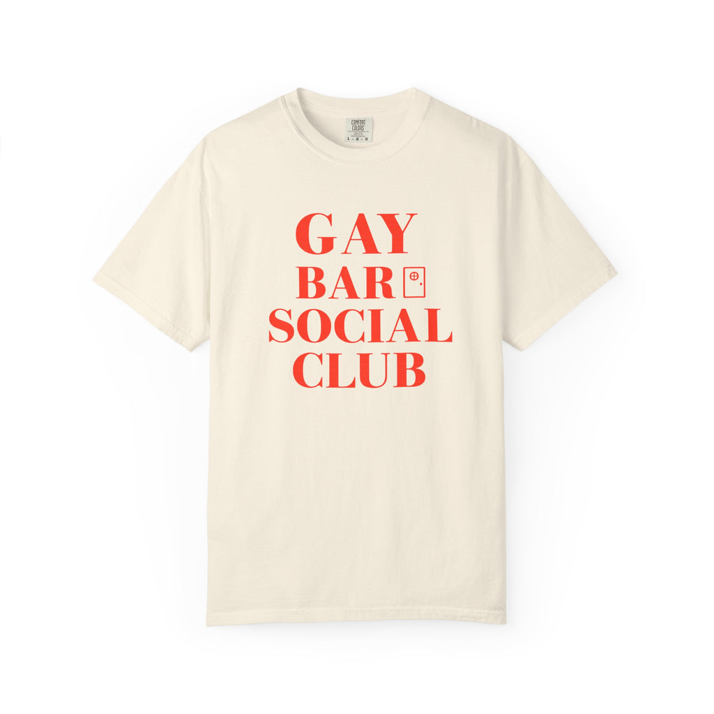 Crewneck Relaxed Fit Tee — GAY BAR SOCIAL CLUB | Conversation Collection