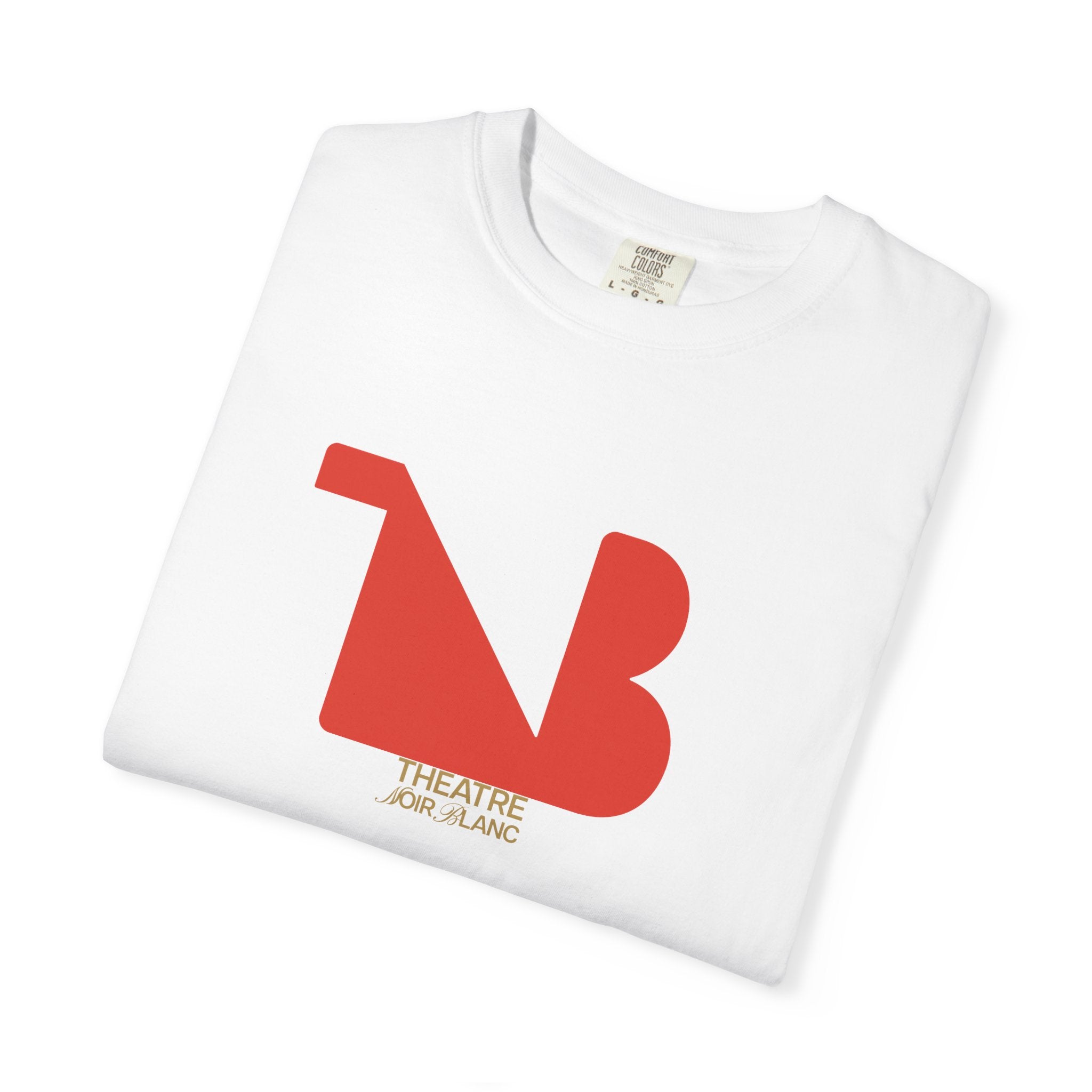 Crewneck Relaxed Fit Tee Shirts | THEATRE NOIR BLANC | Reg Logo