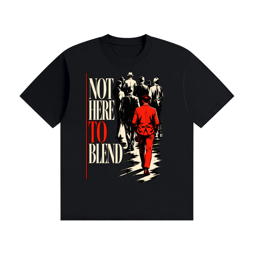 Unisex Seamless 100% Cotton Tee | NOT HERE TO BLEND