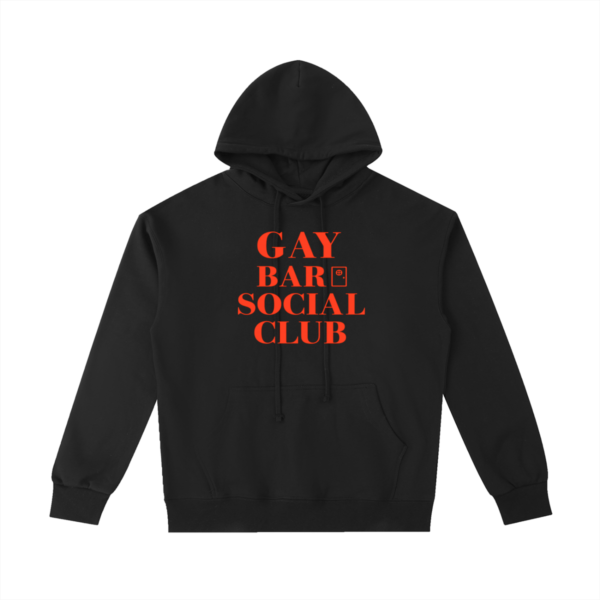 Unisex Heavyweight 100% Cotton Hoodie | GAY BAR SOCIAL CLUB