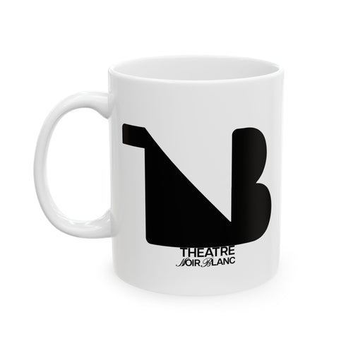 11oz Ceramic Mug Black Logo
