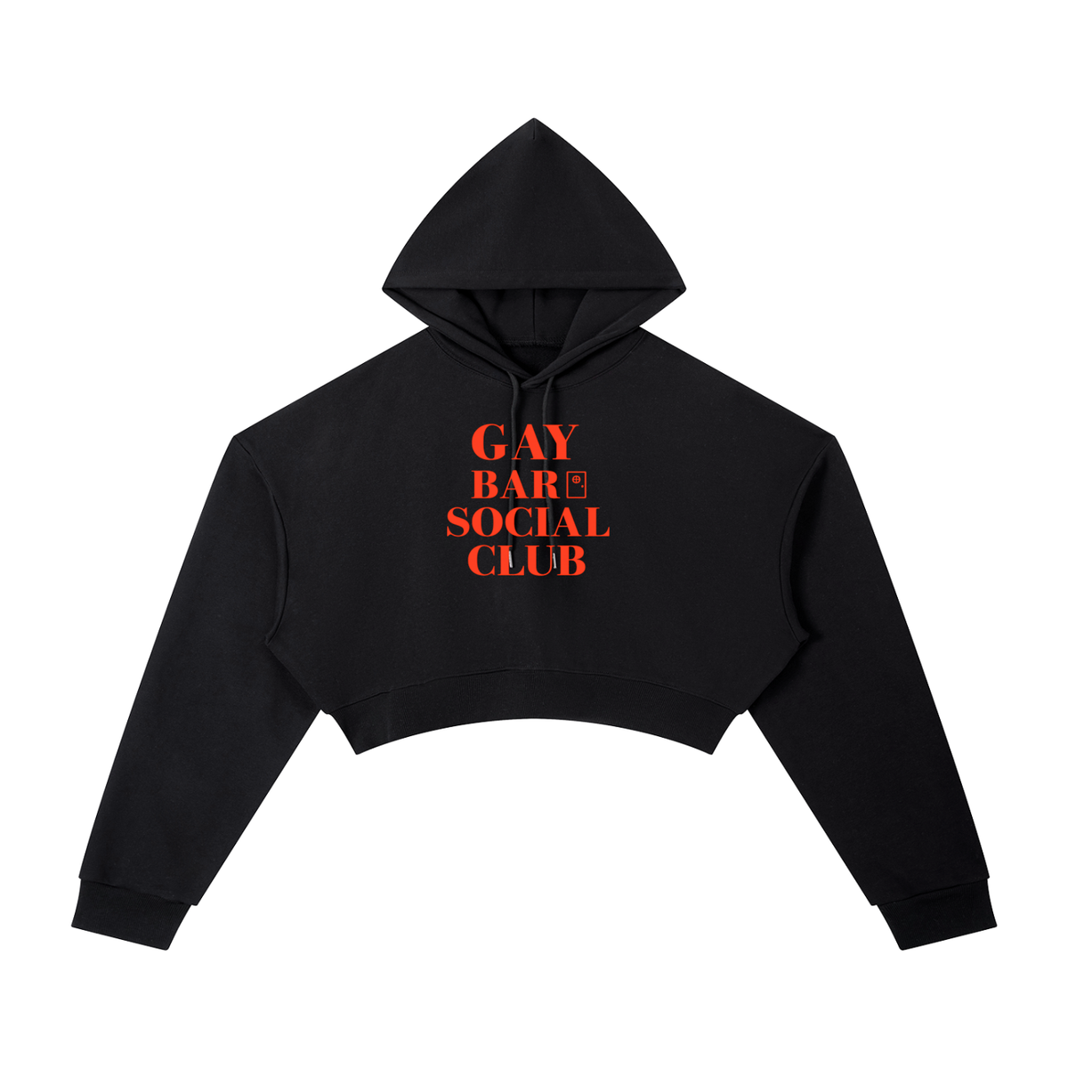 Women's Cropped Hoodie | GAY BAR SOCIAL CLUB