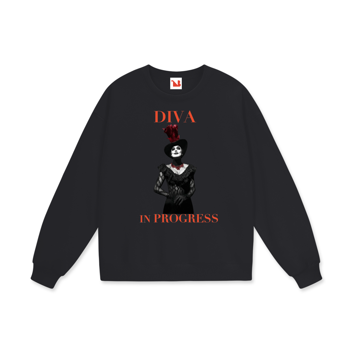 Unisex Drop Shoulder Sweatshirt | DIVA IN PROGRESS