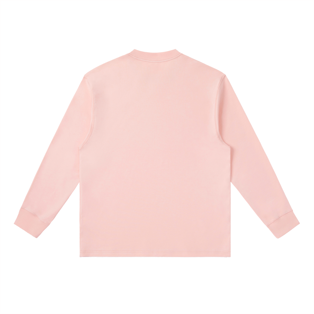 Unisex Loose Fit Long-Sleeve Crewneck Tee | BLACK DOESN'T APOLOGIZE