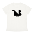 Women's Slim Fit Crewneck Tee Black Logo