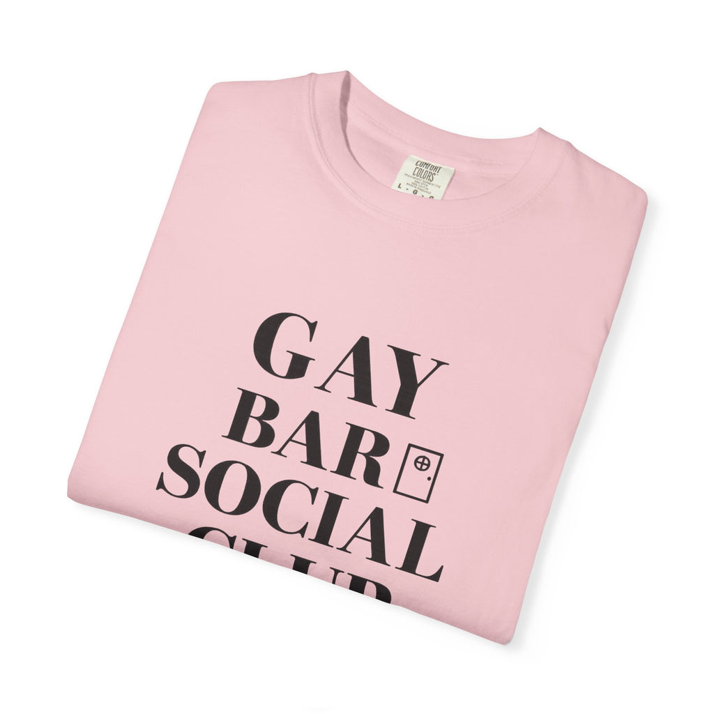 Crewneck Relaxed Fit Tee Shirt |GAY BAR SOCIAL CLUB | CONVERSATION COLLECTION
