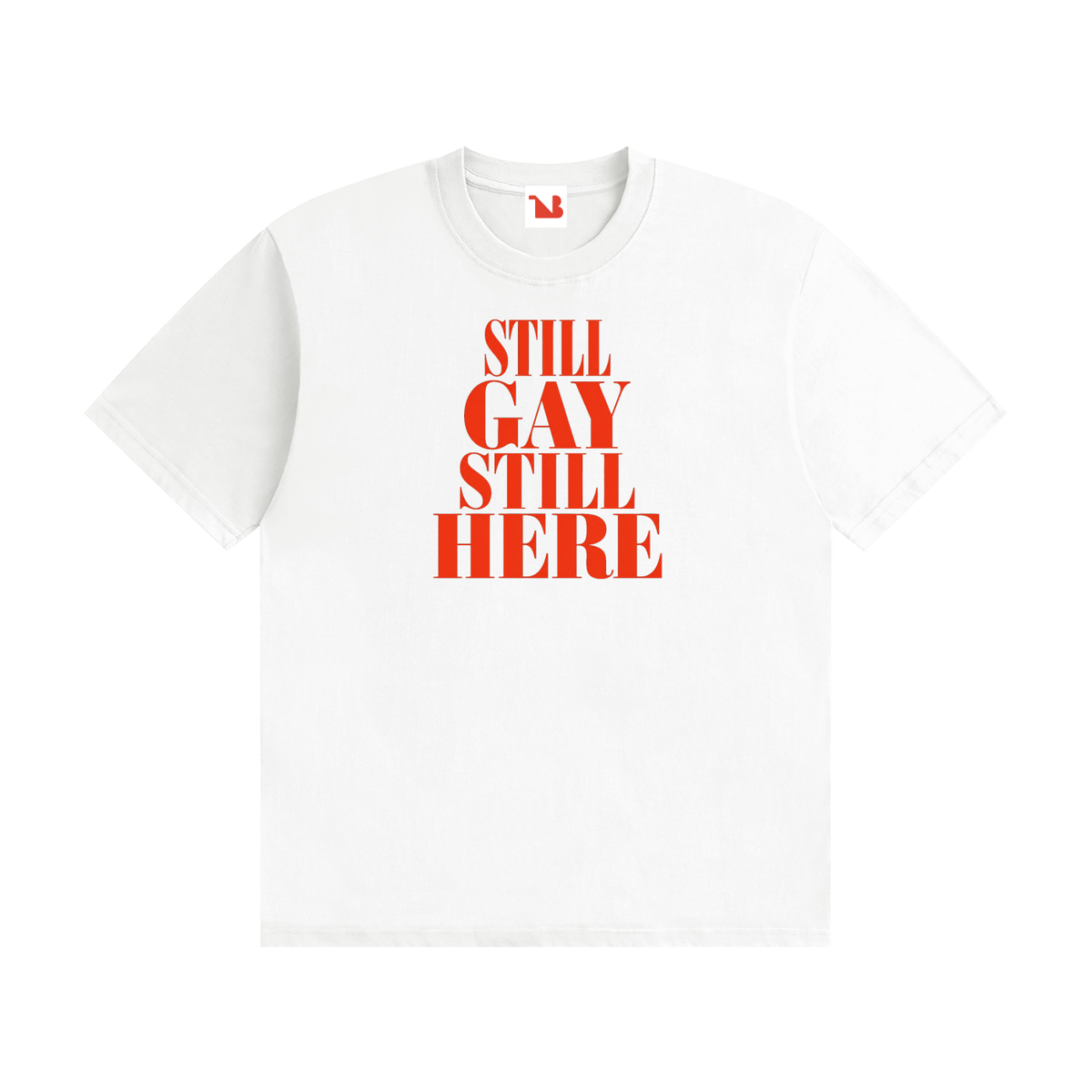 Unisex Seamless 100% Cotton Tee | STILL GAY STILL HERE