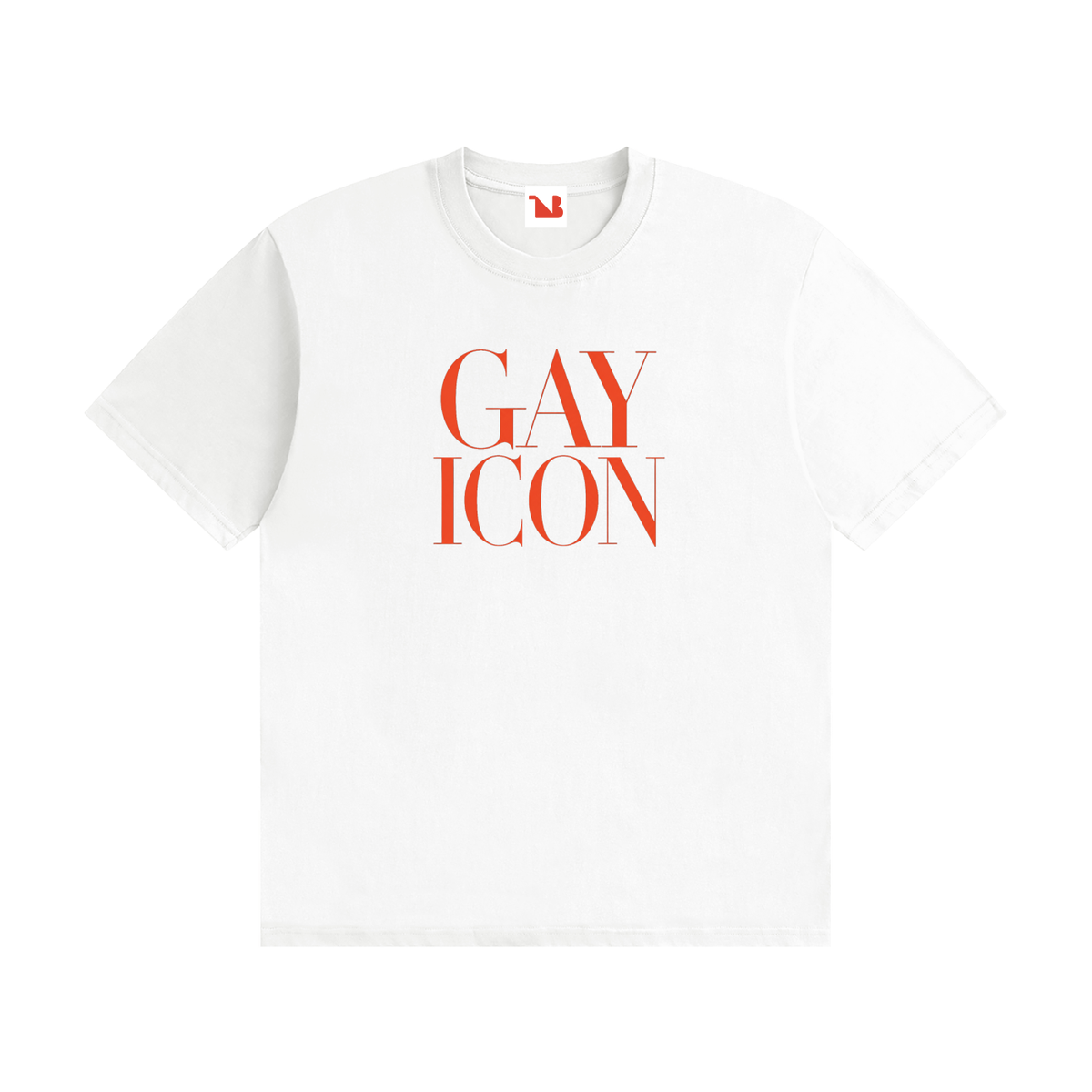 Unisex Seamless 100% Cotton Red Logo