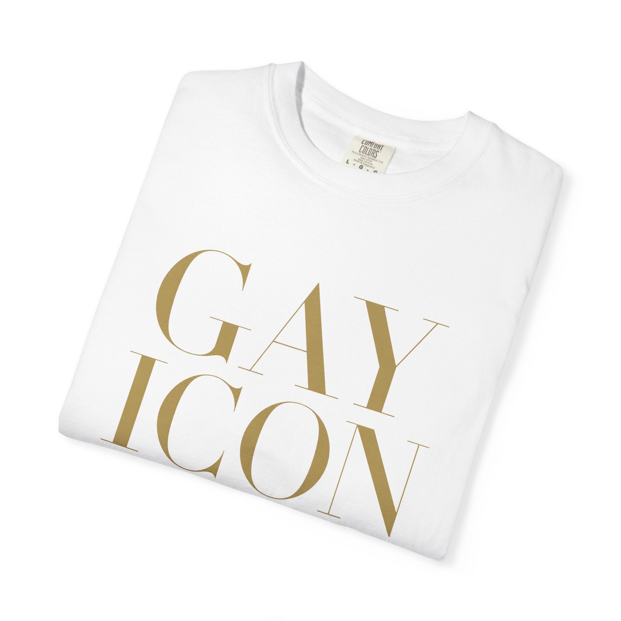 Crewneck Relaxed Fit Tee Shirt | GAY ICON | GAY ICON COLLECTION