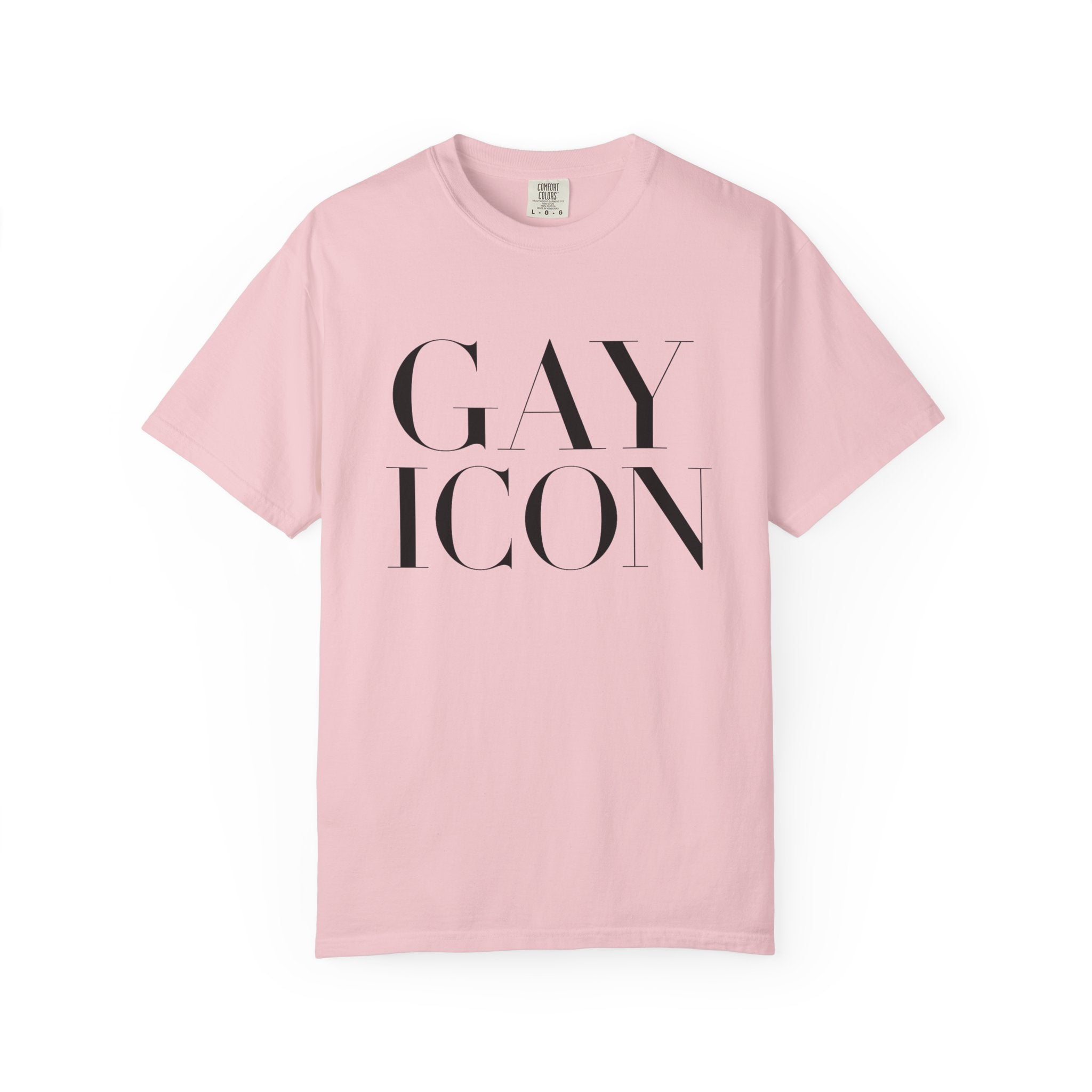 Crewneck Relaxed Fit Tee Shirt | GAY ICON | GAY ICON COLLECTION